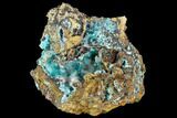 Rosasite, Aurichalcite and Selenite Crystal Association - Utah #109826-2
